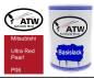 Preview: Mitsubishi, Ultra Red Pearl, P06: 500ml Lackdose, von ATW Autoteile West.